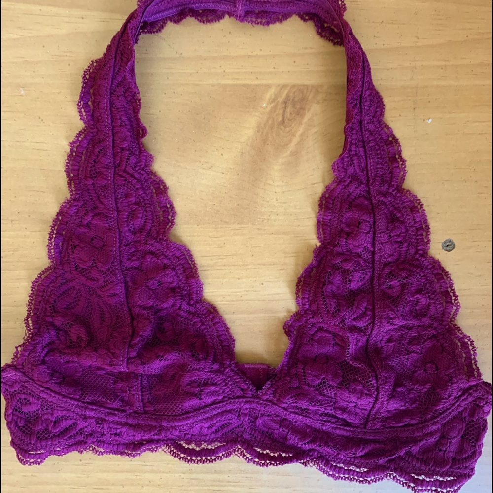 S/M Burgundy Lace Bralette